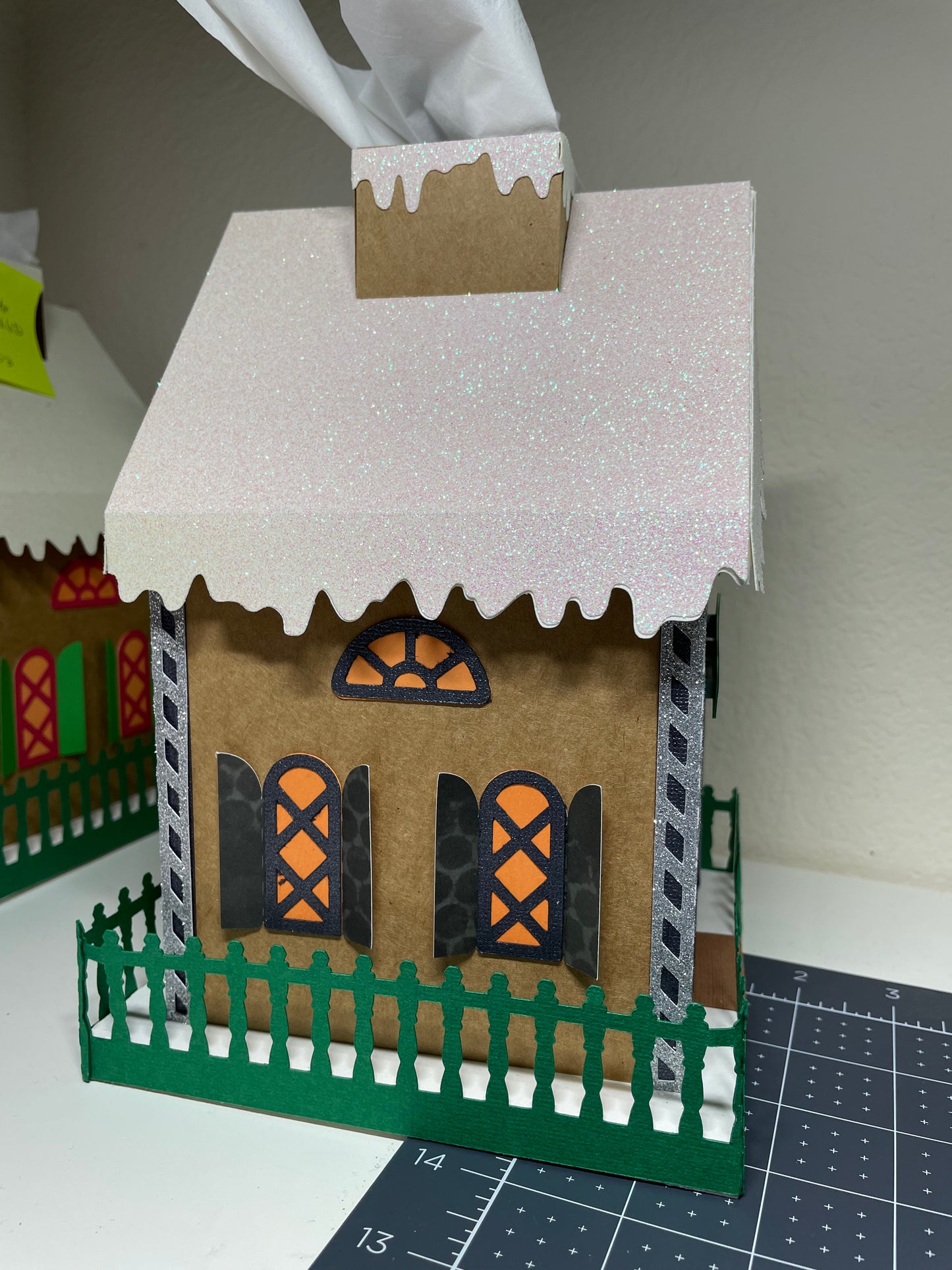 Santa's Shop Tissue Box