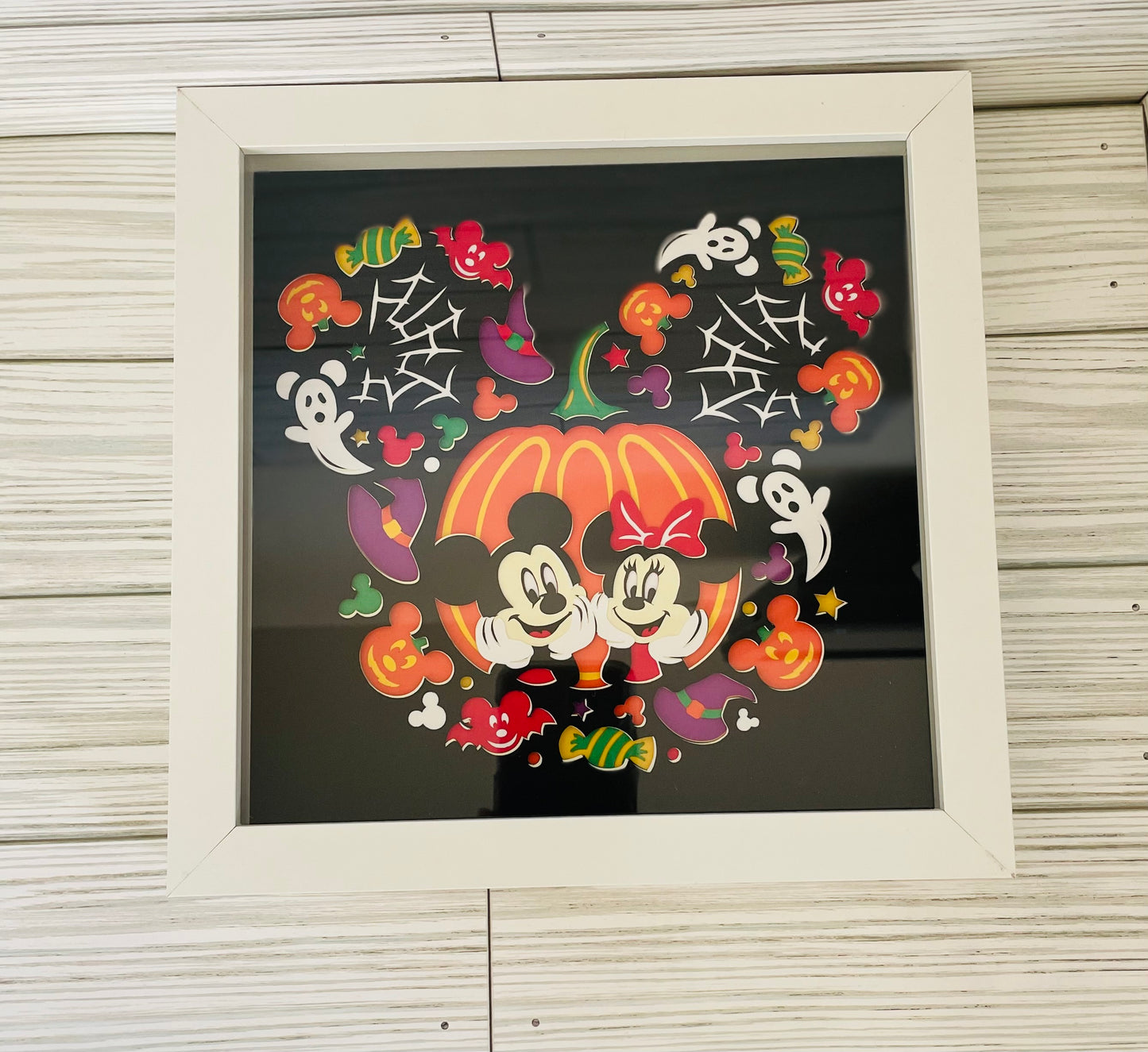 Mickey Pumpkin Shadowbox