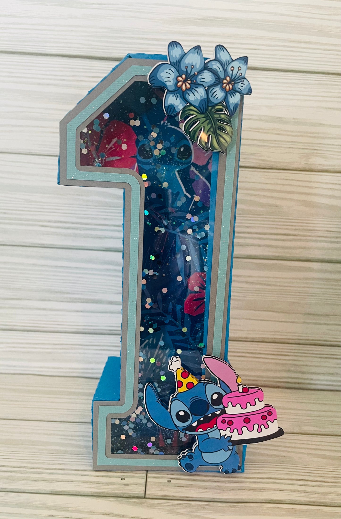 3d Stitch Birthday Number