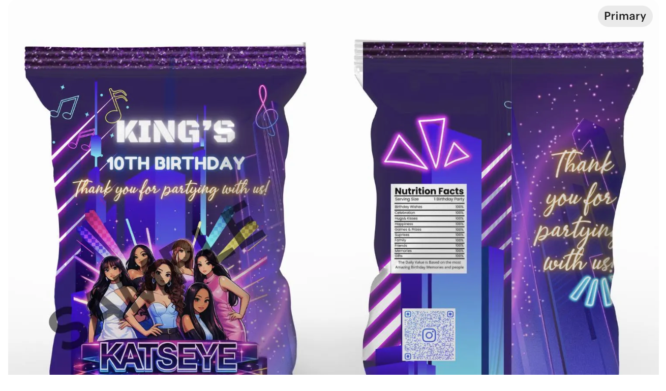 Katseye Chip Bags