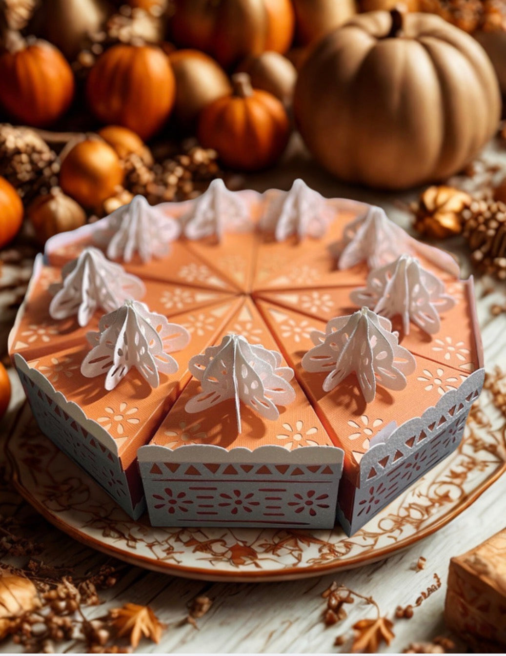 Pumpkin Pie Slice Treat Box