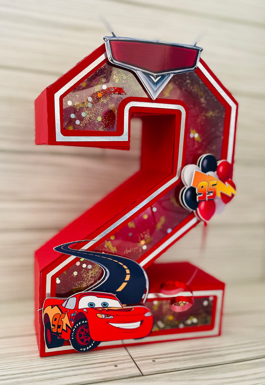 Lightning McQueen 3d Number