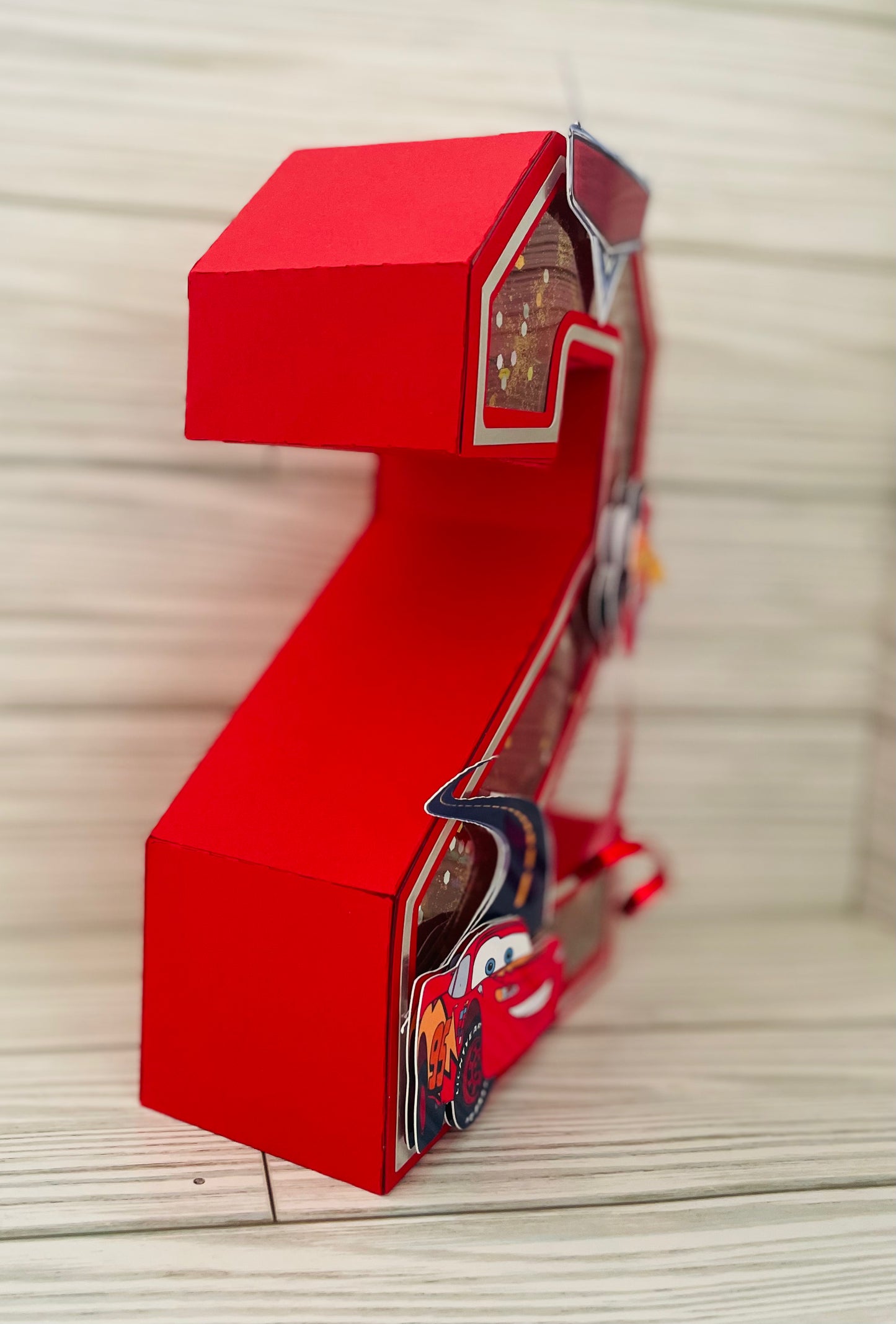 Lightning McQueen 3d Number