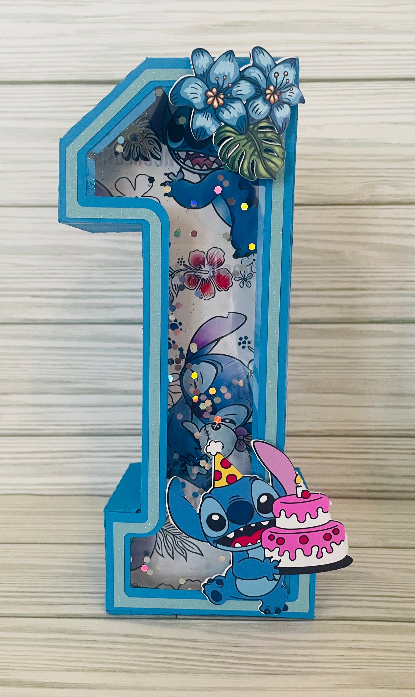 3d Stitch Birthday Number