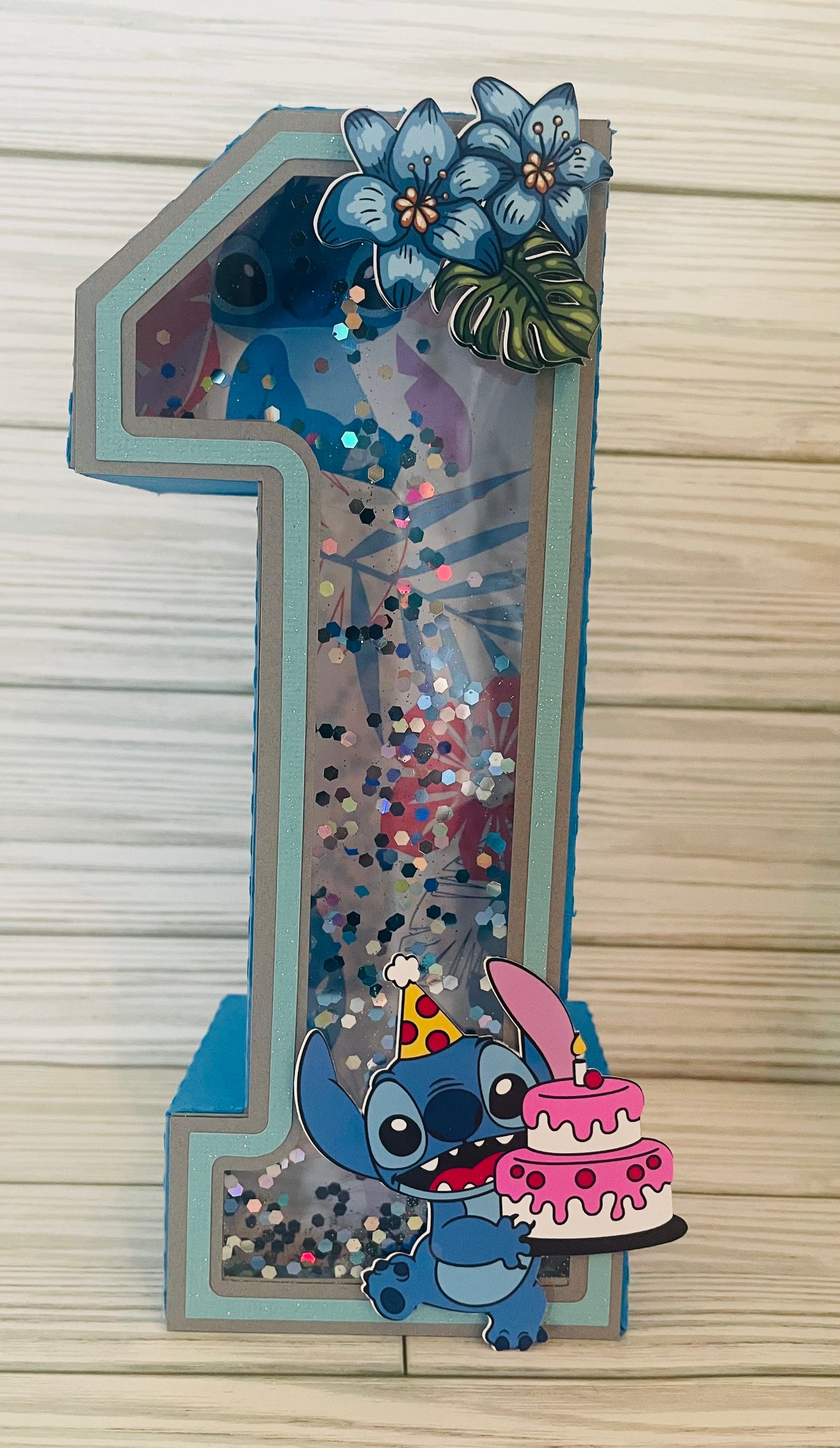3d Stitch Birthday Number
