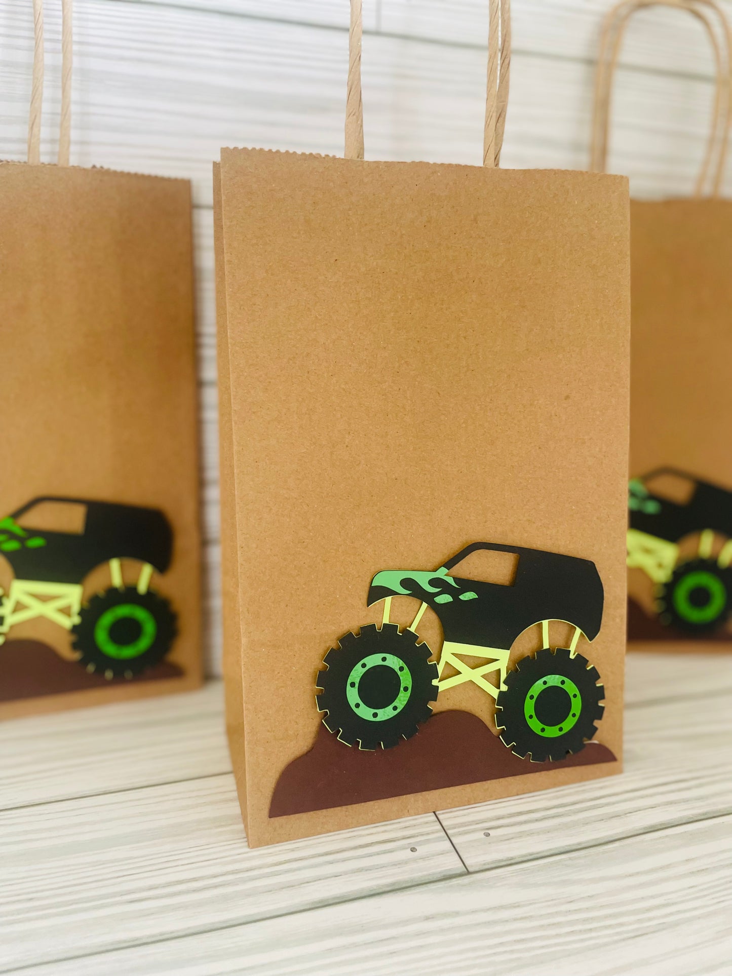 Monster Truck Treat Bags