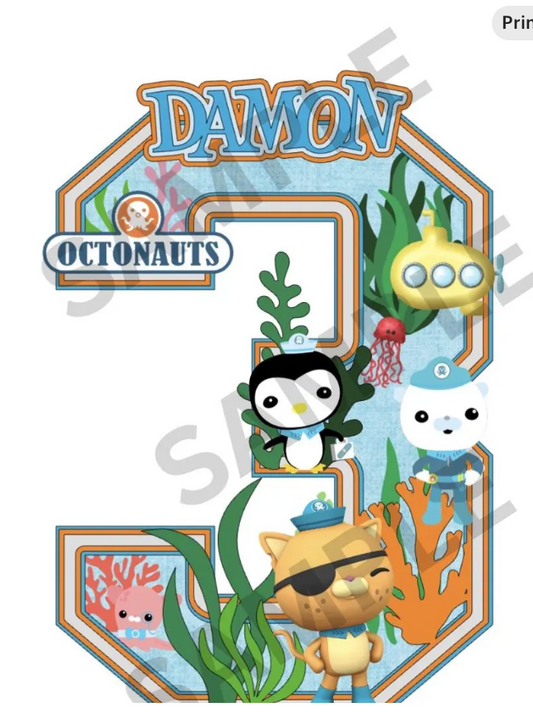 Octonauts 3 centerpiece