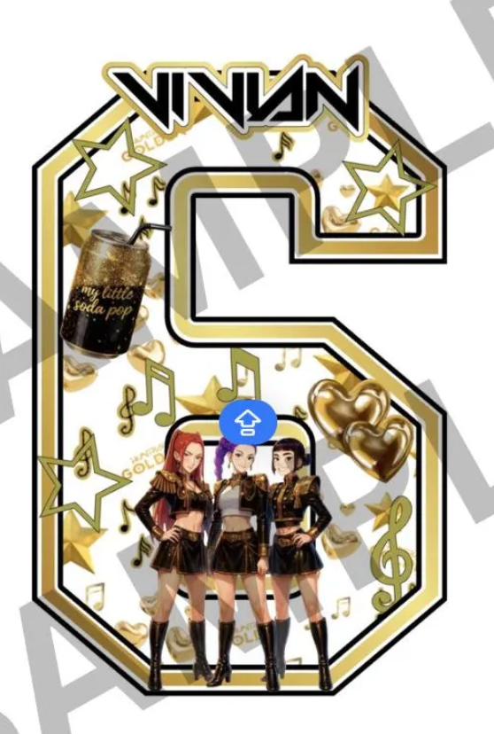 3D Number or Letter Centerpiece / Decor