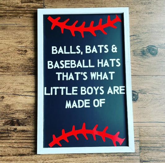 Baseball chalkboard
